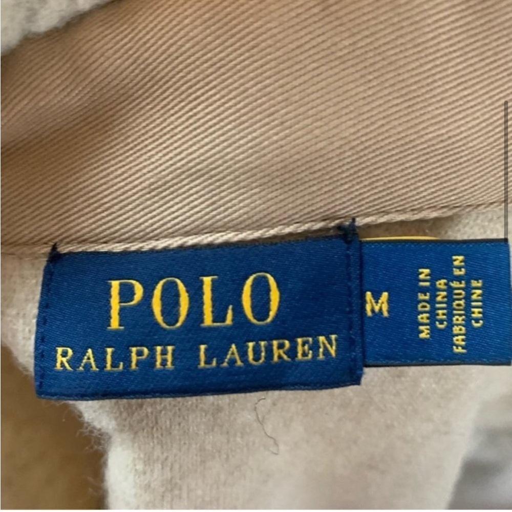 Polo Ralph Lauren Oversized Sherpa Fleece Button Up Shacket Jacket M - Picture 6 of 14